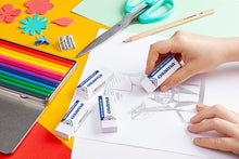 Carica l'immagine nel visualizzatore di Gallery, OSAMA - Gomme da Cancellare, Set da 20 Pezzi, Ideale per Cancelleria Scuola, Ufficio, Università e Cartoleria - Gomma Matita da Cancellare per Carta e Pellicola, Rifiniture Nitide e Precise, Bianco