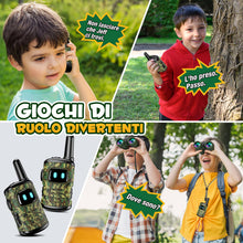Carica l'immagine nel visualizzatore di Gallery, Dislocati Giochi Bambino 3-9 Anni Maschio, Walkie-talkie Bambini Regalo Bambino 3-9 Anni Binocolo Bambini Giochi da Giar