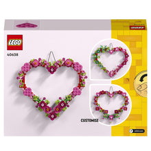 Carica l&#39;immagine nel visualizzatore di Gallery, LEGO Cuore Ornamento, Gioco da Costruire per Bambine e Bambini da 9 Anni in su, Decorazione per la Camera da Letto o per la Casa, Accessorio da Muro, Idea Regalo per la Festa della Mamma 40638