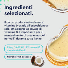 Carica l'immagine nel visualizzatore di Gallery, Vitamina D3 1000 UI per Goccia, 50ml (1700 Gocce), Eletto PRODOTTO DELL'ANNO 2025, Supporta Ossa, Denti e Sistema Immuni