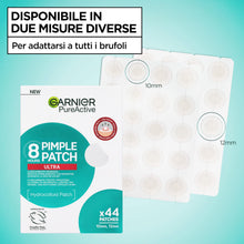 Carica l'immagine nel visualizzatore di Gallery, Garnier Pimple Patch Ultra Cerotti Idrocolloidali, Pure Active, 44 pezzi