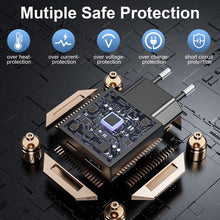 Carica l&#39;immagine nel visualizzatore di Gallery, Caricabatterie Sumsamg 25W,Caricatore USB C Rapido a doppia porta per Sumsamg Galaxy S22/S22 Ultra/S21 Ultra 5G/S21 FE/S20/S10/S9/A13,Caricabatterie Sumsamg Veloce con Tipo C Cavo