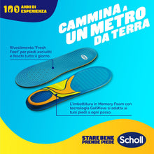 Carica l'immagine nel visualizzatore di Gallery, Dr. Scholl's Solette GelActiv Scarpe Casual e Sneakers, Solette in Memory Foam con Tecnologia GelWave Ammortizzante, Comfort per Piedi Comodi Tutto il Giorno, Taglia 40-46.5, Ritagliabili