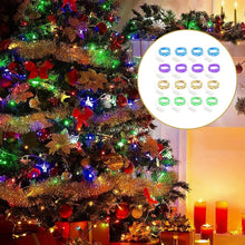 Carica l'immagine nel visualizzatore di Gallery, Catena luminosa a LED con batteria, 16 pezzi, 4 colori, mini catena luminosa, 2 m, 20 LED, batteria esterna, per fai da 