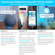 Carica l&#39;immagine nel visualizzatore di Gallery, Lampadina LED smart Sengled (E27), abilitata per Matter i Alexa, multicolore, equivalente a 60 W, 800 LM, abbinamento istantaneo, compatibile con Matter richiesta, 2,4 GHz, Wi-Fi, confezione da 1