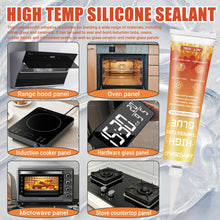 Carica l'immagine nel visualizzatore di Gallery, Colla Alte Temperatura, Silicone Alte Temperature, 2 Pezzi, 50ML
