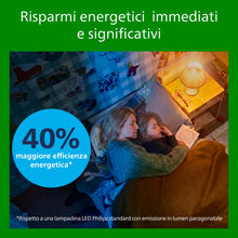 Carica l'immagine nel visualizzatore di Gallery, Philips Lampadina LED UltraEfficient Opaca P45, Attacco E14 Piccolo Edison, Classe Energetica A, 806 lm, Equivalente 60W