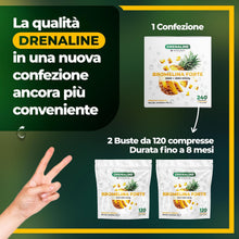 Carica l'immagine nel visualizzatore di Gallery, Symbeauty Bromelina Forte Drenaline 240 Cpr (8 mesi) 5000GDU Complex Vegano