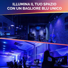 Carica l'immagine nel visualizzatore di Gallery, Bonlux GU10 Lampadine LED Blu, 5W GU10 Luce Spot Colorata blu AC 220-240V 120 Gradi Angolo di Fascio 50W MR16 GU10 Sosti