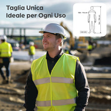 Carica l'immagine nel visualizzatore di Gallery, Prowiste 4 Giubbotti Catarifrangenti Auto Gialli – Gilet Alta visibilità