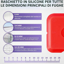 Carica l'immagine nel visualizzatore di Gallery, Filzada® Set di 5 Raschietto Silicone - Spatole Silicone