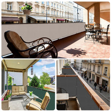Carica l'immagine nel visualizzatore di Gallery, Sunnylaxx 90x300cm Frangivisto Balcone Antracite con Fascette