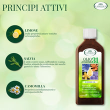 Carica l'immagine nel visualizzatore di Gallery, L'Angelica, Olio d'Erbe 31, Miscela di Oli Essenziali Multiuso 100% Naturale, Rinfrescante e Tonificante, Ideale Contro 