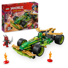 Carica l'immagine nel visualizzatore di Gallery, LEGO NINJAGO Racer Pull-Back di Lloyd - Modello di Auto da Corsa Giocattolo con 2 Minifigure, Armatura, Spade e Elementi Fulmine, Giochi per Bambini e Bambine da 7 Anni Fan delle Macchine Ninja 71828