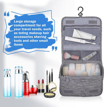 Carica l'immagine nel visualizzatore di Gallery, AiQInu Beauty Case da Viaggio, Borsa da toilette da viaggio per Donna Uomo,impermeabile Beauty Case con Gancio per Appendere per Organizzare Oggetti Personali Accessori