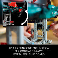 Carica l'immagine nel visualizzatore di Gallery, LEGO Technic Emirates Team New Zealand AC75, Modellino di Nave Yacht da Costruire, Kit Modellismo per Adulti con Barca a Vela, Idea Regalo Creativa per Uomo, Donna, Lui o Lei, Decorazione Casa 42174