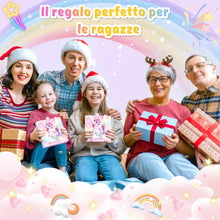Carica l'immagine nel visualizzatore di Gallery, Tomylv Kit Braccialetti Fai Da Te Bambina, Regalo Bambina, Arcobaleno, Kit Gioielli Creativi, Regali Di Compleanno, Giocattoli per Bambini 5-12 Anni