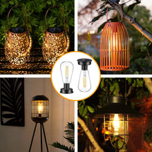 Carica l'immagine nel visualizzatore di Gallery, 2 Pezzi Ricambio Luci Solari da Giardino con Lampadina LED Luminoso