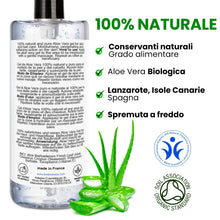 Carica l'immagine nel visualizzatore di Gallery, Aloe Vera Gel 100% Natural Gel Aloe Vera Puro 500 ml Sollievo Crema Doposole Rasatura Crema Post Depilazione Idratante V