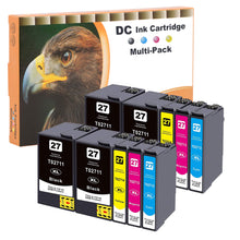 Carica l&#39;immagine nel visualizzatore di Gallery, D&amp;C Compatibili Cartucce d&#39;inchiostro Sostituzione per Epson 27 27XL per Epson WorkForce WF-3600 WF-3620 DWF WF-3620 WF WF-3640DTWF WF-7110DTW WF-7210DTW WF-7600 WF-7610DWF WF-7620 (10-Pack)