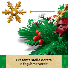 Carica l'immagine nel visualizzatore di Gallery, LEGO Decorazione da Tavolo Natalizia - Candela Rossa Giocattolo da Esposizione con Bacche, Stelle e Fogliame - Attività per la Famiglia - Regalo Natalizio per Bambine e Bambini da 12 Anni - 40743