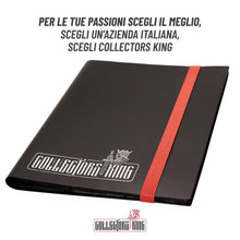 Carica l'immagine nel visualizzatore di Gallery, Collectors King Raccoglitore Carte Pokemon - Album Compatibile per 360 Card di One Piece Gx Ex Trainer Go, Yugioh, Mtg Magic - 9 Tasche x Pagina da 9.5x7cm