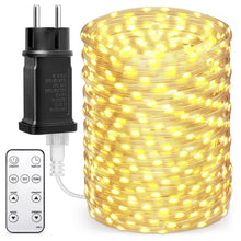 Carica l'immagine nel visualizzatore di Gallery, BESCOST Catena Luminosa Esterno 50 Metri 500 Led con Telecomando Luci Natale Esterno Luci da Esterno Impermeabile IP44 Lucine Led Decorative 8 Modalità per Giardino Albero Natale Festa