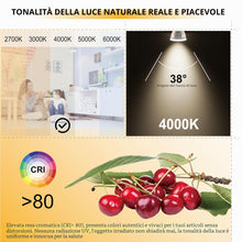 Carica l'immagine nel visualizzatore di Gallery, EACLL Mini lampadina LED GU10, 4000 K, 4,5 W, sostituisce alogena da 40 W, confezione da 4, 330 lm, senza sfarfallio, an