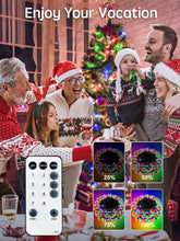 Carica l'immagine nel visualizzatore di Gallery, ARKOCHIC 35M Luci Albero di Natale, 300 LED Luci Natalizie da Esterno ed Interno, 8 Modalità con e Telecomando Lampade di Natale per Giardino, Balcone, Casa, Festa (Multicolore)