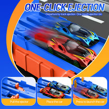 Carica l'immagine nel visualizzatore di Gallery, Sternstunde Camion Giocattolo Per Bambini, Con 12 Auto Da Corsa Macchinine Per Bambini, Auto Giocattolo Portatile Camion