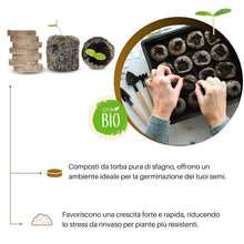 Carica l'immagine nel visualizzatore di Gallery, GebEarth® | Dischetti di Torba per Germinazione | Confezione da 24 pz di Dischetti di Torba | Ideali per Far Germinare T