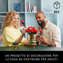 Carica l&#39;immagine nel visualizzatore di Gallery, LEGO Icons Bouquet di Rose, Set di Fiori Finti da Costruire, Hobby Creativi per Adulti, Decorazione per Casa, Idea Regalo di San Valentino, per l&#39;Anniversario, per Lei o Lui, Collezione Botanica 10328