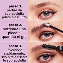 Carica l'immagine nel visualizzatore di Gallery, e.l.f. Brow Laminating Gel, gel per sopracciglia ad asciugatura invisibile, fissaggio forte resistente all’acqua, effett