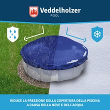 Carica l'immagine nel visualizzatore di Gallery, Veddelholzer XXL 120 x 120 cm, cuscino d'aria per piscina invernale copertura. Accessorio perfetto per baldacchino, in i