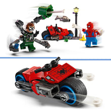 Carica l&#39;immagine nel visualizzatore di Gallery, LEGO Marvel Inseguimento Sulla Moto: Spider-Man vs. Doc Ock, Motocicletta Giocattolo da Costruire per Bambini e Bambine da 6 Anni in su con Shooter e Spara Ragnatele, Idea Regalo di Compleanno 76275