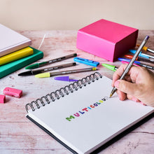 Carica l'immagine nel visualizzatore di Gallery, BIC Cristal Multicolour, Penne a Sfera Colorate, Punta Larga 1.6mm, Set Scrittura 15 Unità, Cancelleria Scuola e Ufficio
