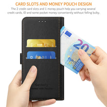 Carica l'immagine nel visualizzatore di Gallery, Ganbary Cover Samsung Galaxy A52 4G / A52 5G / A52S 5G, Completa Protettiva Caso PU Pelle Premium Portafoglio Custodia p
