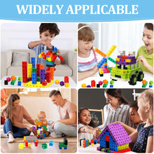 Carica l&#39;immagine nel visualizzatore di Gallery, Cubi ad incastro matematici, 100 blocchi numerici per calcolo, giocattolo educativo per scuola primaria, blocchi di costruzione per sviluppare abilità matematiche, casa dei cubi per bambini