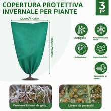 Carica l'immagine nel visualizzatore di Gallery, 3 pezzi Tessuto Non Tessuto per Piante,Telo Protezione Piante