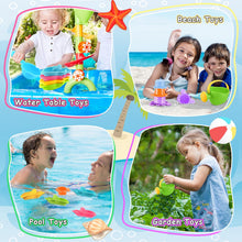 Carica l&#39;immagine nel visualizzatore di Gallery, Giocattoli da Bagno,Giocattolo da bagno 5 Barca Giochi bagnetto Giocattoli da Bagnetto per Bambini,Mulino ad acqua rotante con Ventose,Giochi Bagnetto per Bambini 1 2 3 4 Anni