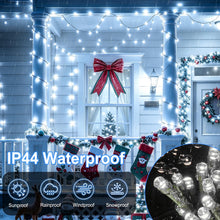 Carica l'immagine nel visualizzatore di Gallery, Luci Albero di Natale, 20+3M 200LED Luci Natale Esterno Batteria 1200mAh