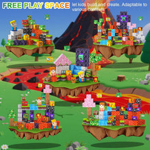 Carica l'immagine nel visualizzatore di Gallery, Costruzioni Magnetiche per Bambini 100 PCS 2CM 3+ Giochi Cubi Magnetici, Blocchi Building Blocks Giocattoli Montessori a Partire da 3 4 5 6 7 8 9 10 11 12 Anni Regali di Compleanno per Ragazzi