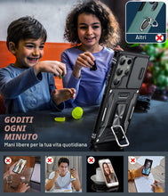 Carica l'immagine nel visualizzatore di Gallery, LeYi Cover per Samsung Galaxy S23 Ultra(Nero)