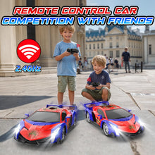 Carica l'immagine nel visualizzatore di Gallery, Macchina Telecomandata per Bambini 3 4 5 6 7 8 9+ Anni, 2.4Ghz Macchina Radiocomandata 15KM/h Veloci Auto RC Drift Car con Luci Spider Giocattolo Giochi Interno All'Aperto Regalo Bambino Maschio