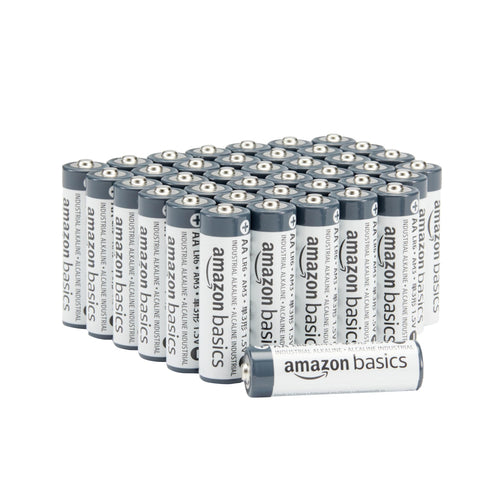Amazon Basics Batterie industriali alcaline AA, confezione da 40