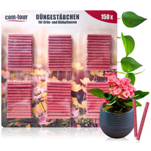 Carica l'immagine nel visualizzatore di Gallery, COM-FOUR® 150x bastoncini fertilizzanti, fertilizzante per fiori