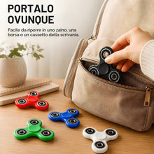 Carica l'immagine nel visualizzatore di Gallery, SCIONE Fidget Spinner 5 Pezzi - Giocattoli Anti-Stress per Bambini e Adulti, Rotazione Fluida Compleanni - Gioca in Uffi