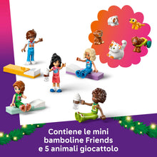 Carica l'immagine nel visualizzatore di Gallery, LEGO Friends Calendario dell'Avvento 2025 per Bambine da 6 Anni - Giocattoli per il Conto alla Rovescia di Natale con 24 Sorprese, tra cui 5 Mini Bamboline, 5 Animali Domestici e Accessori - 42668