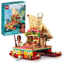 Carica l&#39;immagine nel visualizzatore di Gallery, LEGO Disney Princess La Barca a Vela di Vaiana con Mini Bambolina di Sina e Delfino, Giocattolo Creativo da Costruire, Giochi per Bambine e Bambini da 6 Anni, Idea Regalo di Compleanno 43210