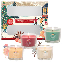 Carica l'immagine nel visualizzatore di Gallery, Yankee Candle Set regalo di candele profumate di Natale | 4 mini candele votive riempite | Collezione Après Ski | Regali di Natale perfetti per le donne